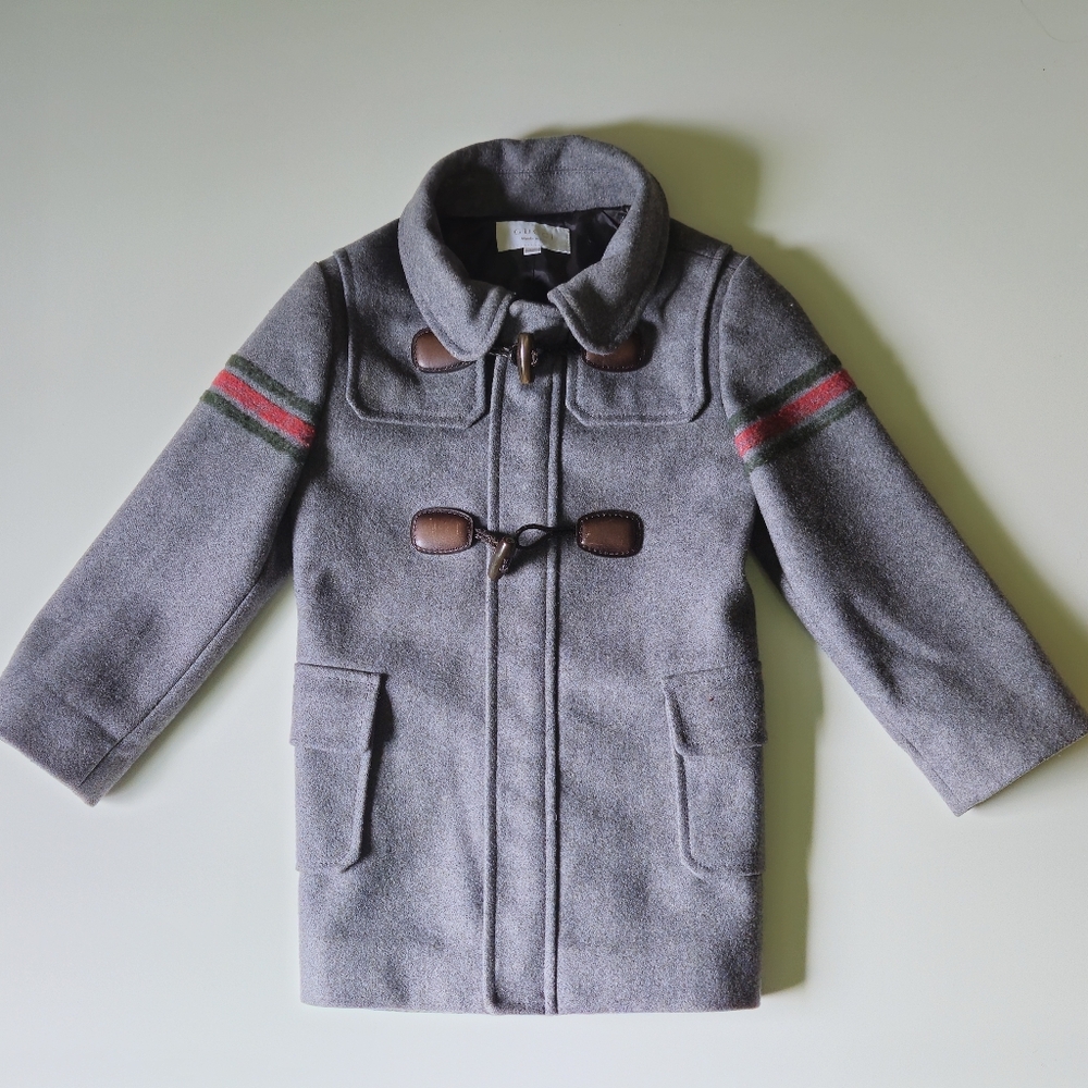 Gucci duffle wool hooded coat